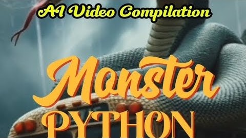 Monster Python | AI Video Compilation Part 1 #snake #wildanimal #wildforest #amazon