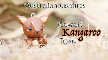 Kawaii Kangaroo│Polymer Clay Tutorial