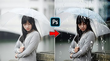 how to add rain effect in photoshop | how to add rain in photoshop | add rain in photoshop #tutorial