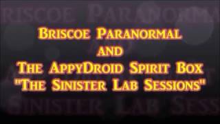 AppyDroid Spirit Box Session