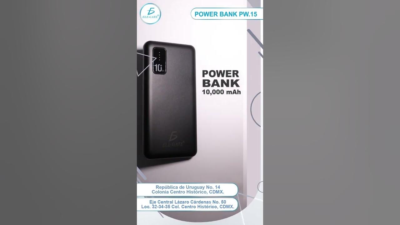 Power Bank Batería Portátil Carga Rápida 10000mah - ELE-GATE