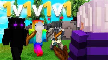 Bedwars 1v1v1v1 vs ChiefXD, Viprah & Kysiek