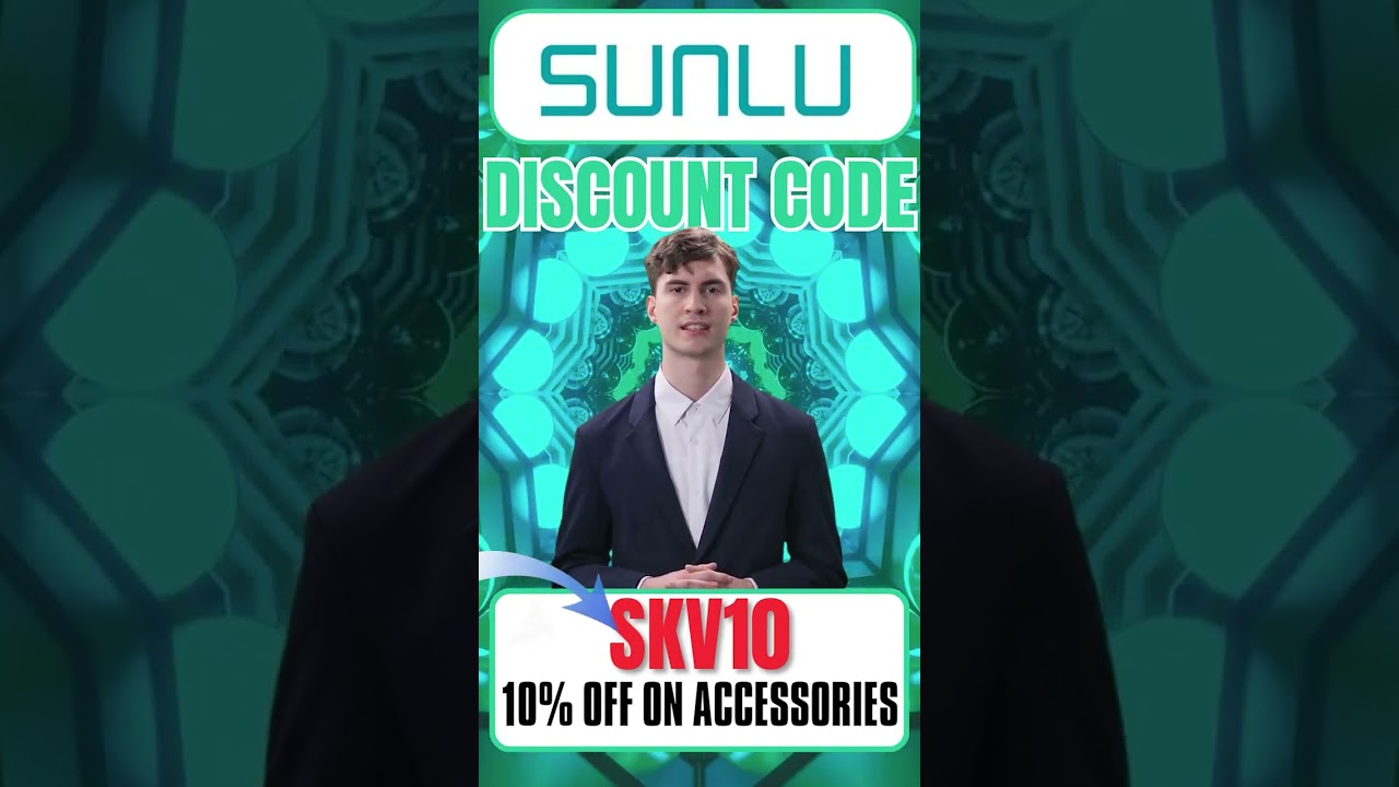 Sunlu Discount Code "SKV10" – Get 10% OFF on All 3D Printing Filaments & Accessories