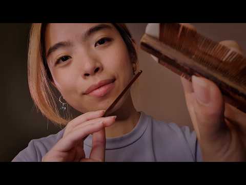 ASMR Very Meticulous Scalp Inspection 🪮 Hair Parting & Lice Comb