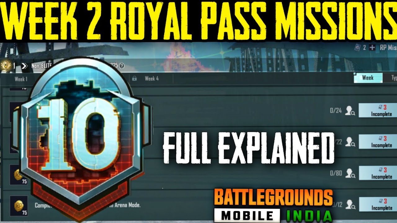 😍🔥Week 2 Royal pass Missions Full Explained | M10 Royal Pass week 2 missions | Tamil Today Gaming