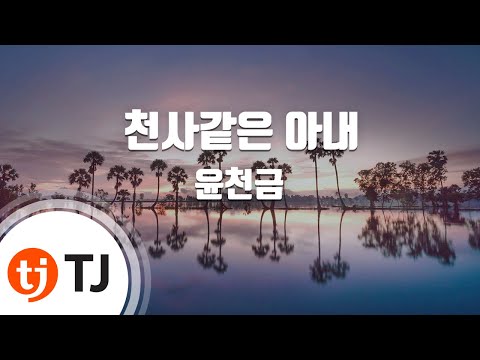 [TJ노래방] 천사같은아내 - 윤천금 / TJ Karaoke