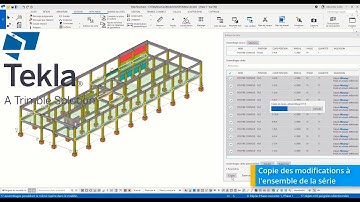 Astuce Tekla Structures :  Editeur de série
