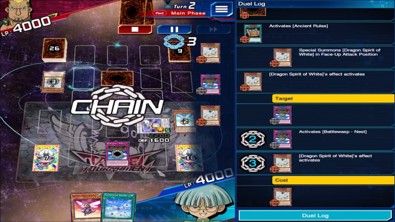 One White Dragon is not enough (Battlewasp vs Blue-Eyes) - Yu-Gi-Oh! Duel Links