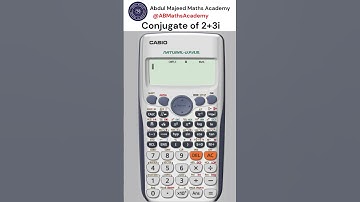 Conjugate of complex numbers in calculator #calculator #shorts #complexnumbers #conjugate