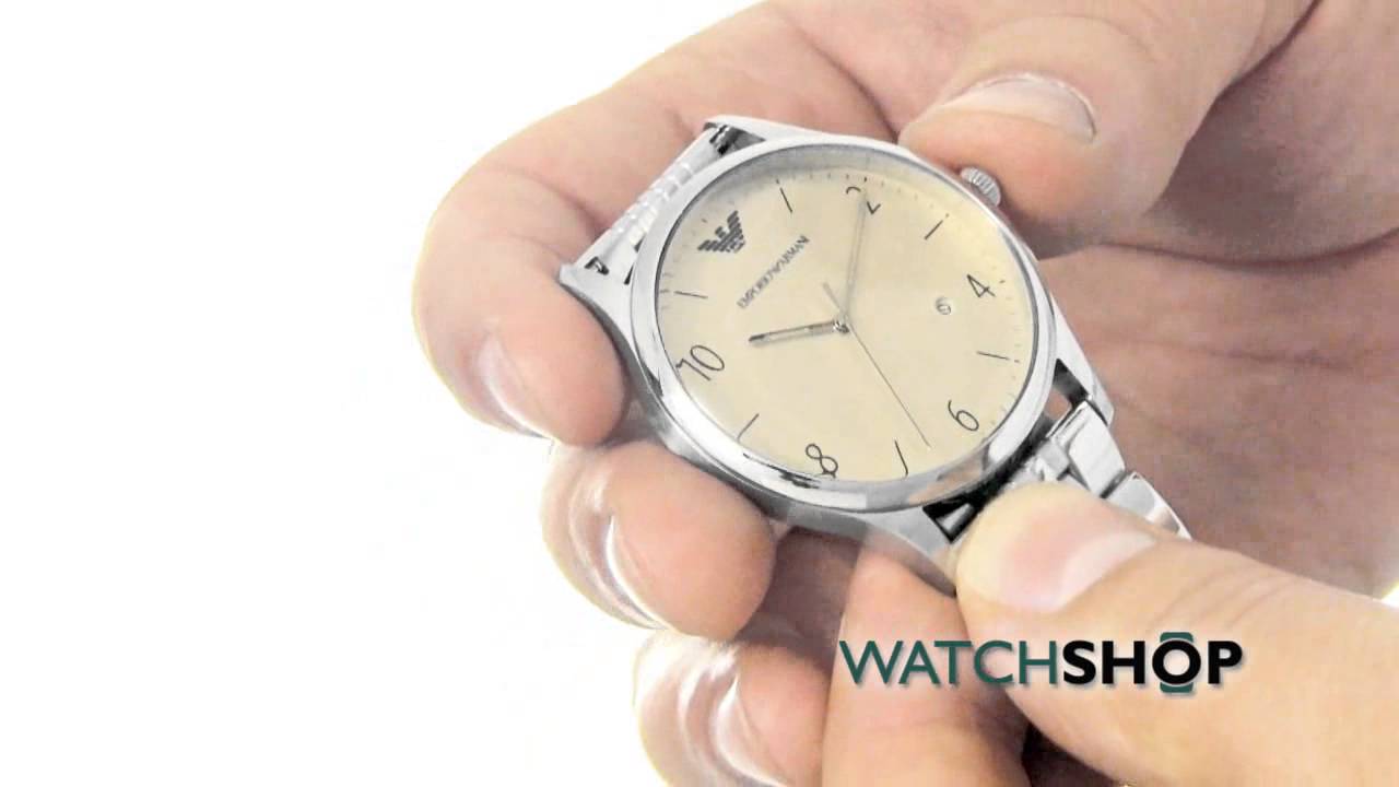 Emporio Armani Men's Watch (AR1881) - YouTube