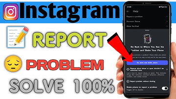 Instagram report a problem not working | Shake phone to report problem | Instagram report a problem
