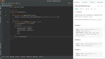 1470. Shuffle the Array || LeetCode 1470 || Java Solution