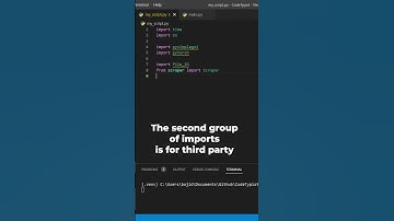 The order of your module imports in Python actually matters? #shorts #python #programming #coding