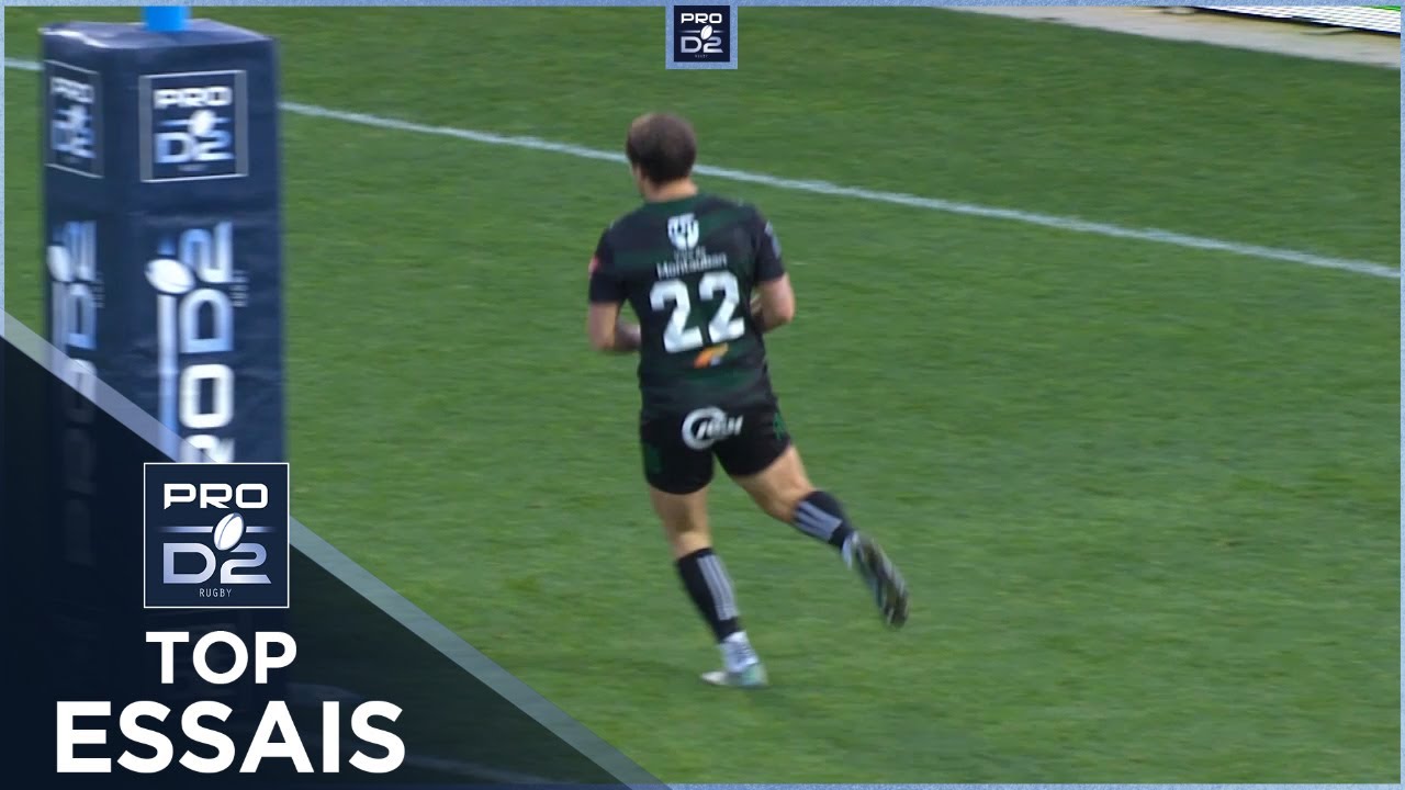 TOP Essais de la J14 – PRO D2 – Saison 2021-2022
