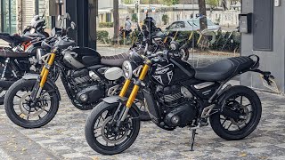 路過…Triumph Scrambler 400x &  Speed 400