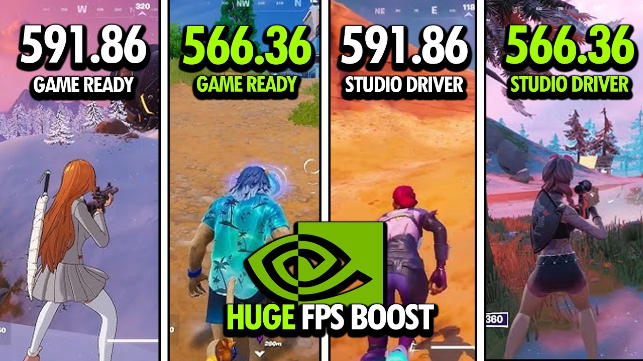 NVIDIA снижает частоту кадров? Тест драйверов Game Ready и Studio.