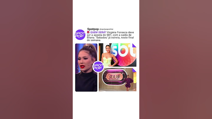Quem deve ser a aposta do SBT com a saída de Eliana? Emissora joga as fichas em Virginia Fonseca.