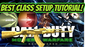 MW Remastered: Top 1 BEST Custom Cluasses for Low Levels! (MWR Custom Class Guide)