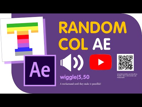 AE Random colours in after effects  Random Colored Text