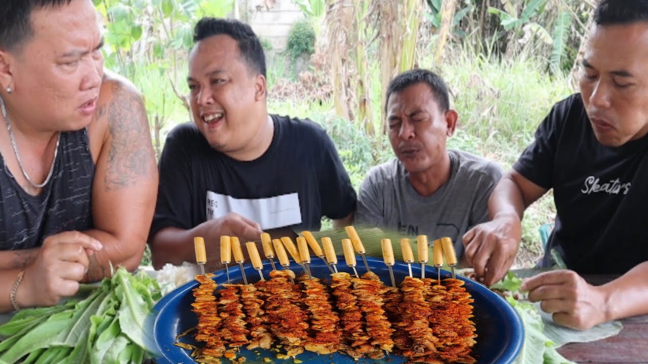 SATE KULIT AYAM PALING PEDAS...BUBUK CABE LEVEL 100 | Extreme Food #extremefood | Extreme Food