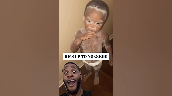 HE’S UP TO NO GOOD! 🤣😫🤦🏾‍♂️ #fyp #youtubeshorts #kids #comedy #bwattstv