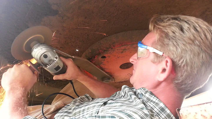 How to sharpen bushhog blades (bushog, bush hog, rotary cutter, brush hog)