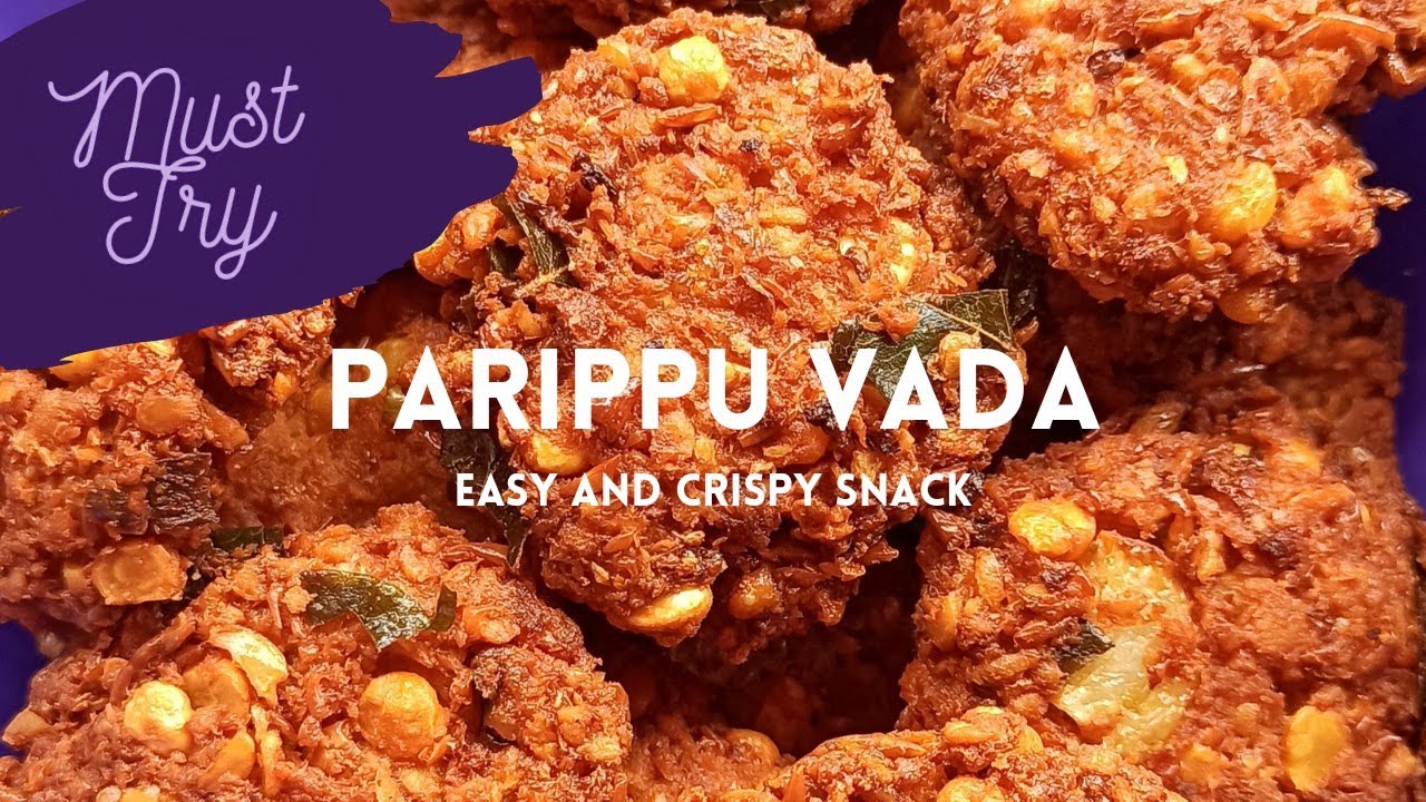 Varappu Easy and crispy parippu vada with white peas | white mattar - YouTube