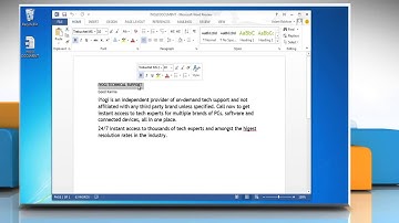 How to use Headings & Styles in a Word 2013 document