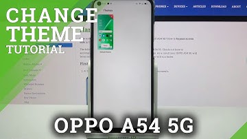 How to Change Theme of Oppo A54 5G - Pick Different Theme
