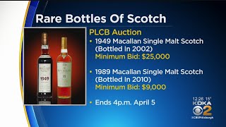 Pa. Liquor Control Board Auctioning Rare Bottles Of Scotch