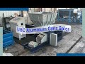 Aluminum Can Baler in Action | Compacting Aluminum Cans for Recycling