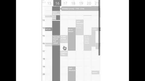 Ubuntu Calendar Prototype