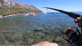 ψάρεμα 2025 στο ακροθαλάσσι της μουρμούρας στη Σάμο