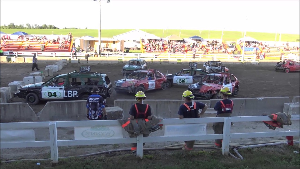 impact motorsports grand rapids michigan 2017 WEEKEND OF WRECKAGE DEMO DERBY PRO MINI TEAMS