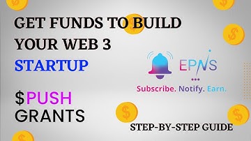 Get funded for your next web3 project from #epns | Get started as a web3 dev with EPNS