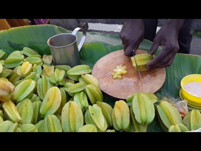 Star Fruits kolkata (Carambola) | Kolkata Street Food-Bengali  Tasty Juicy Fruits-Indian Food