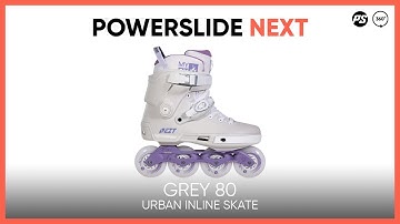 Powerslide Next Grey 80 Urban Inline Skates - Product Video