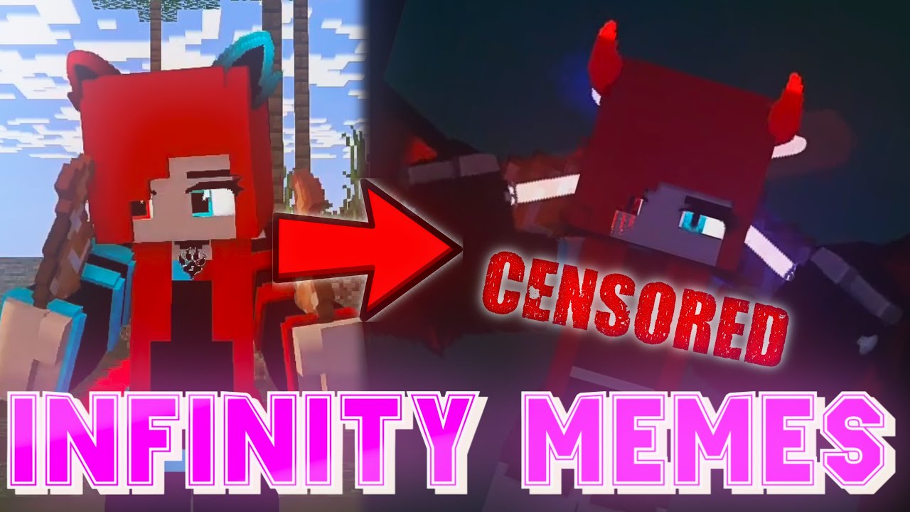 TOP 8 INFINITY MEMES | MINECRAFT ANIMATIONS [ TIKTOK TREND ]