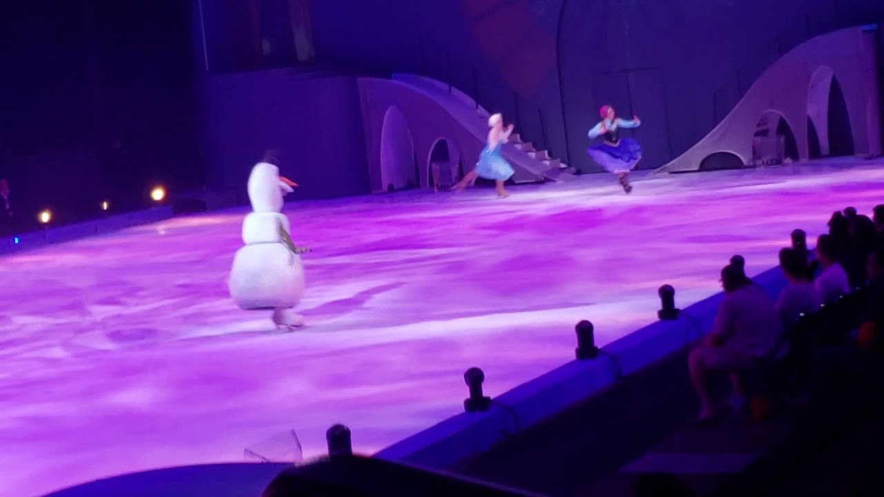 Elsa and Anna on Ice YouTube