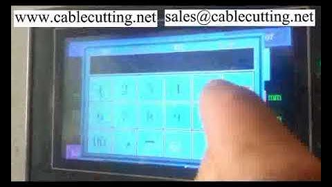 Coaxial Stripper Machine English Operating video WPM-28