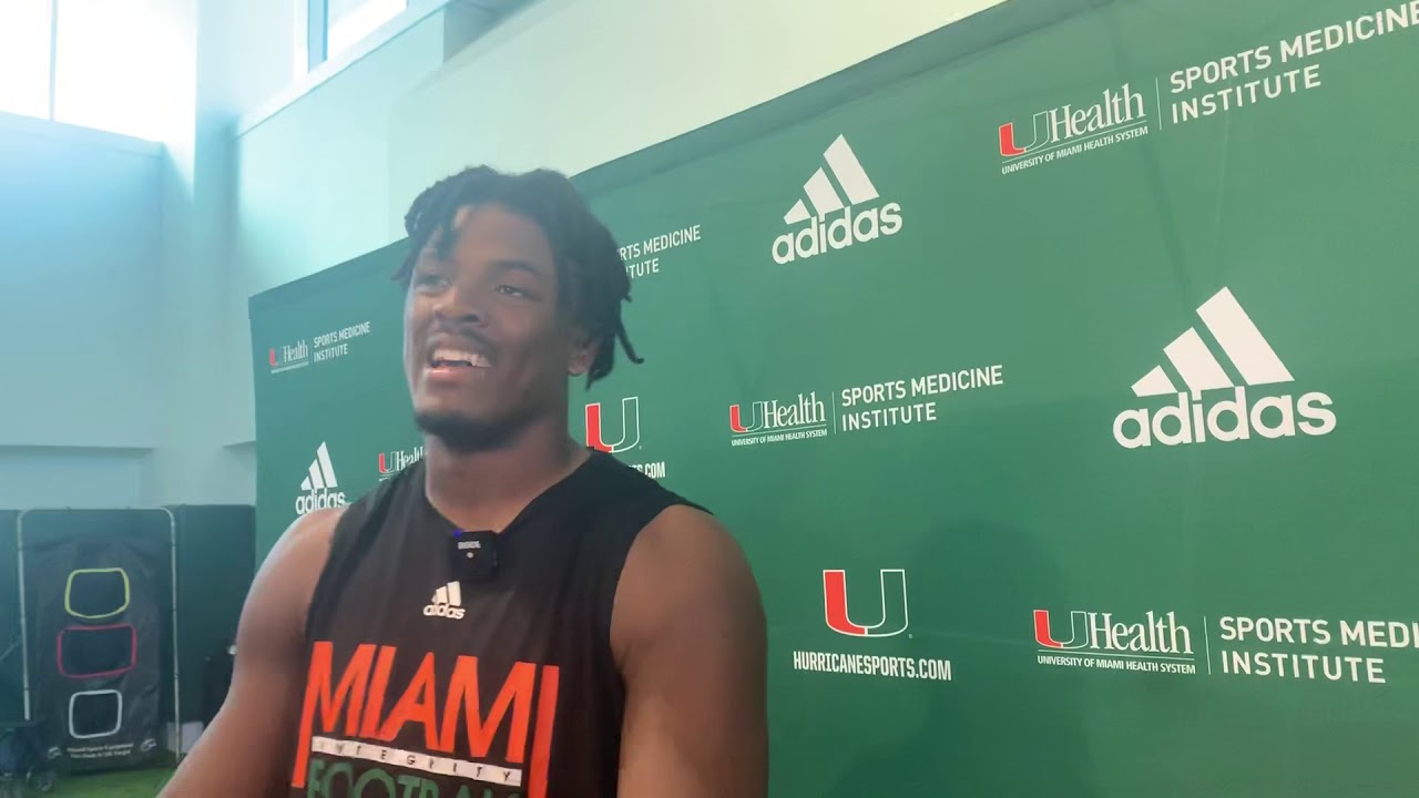 Miami Hurricanes DL Greg Rousseau Dec. 17 - YouTube