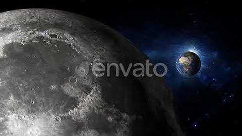 Rotation Moon With Earth | Motion Graphics - Videohive template