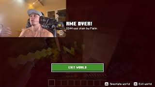 BEATING MINECRAFT HARDCORE IN ONE SITTING P2