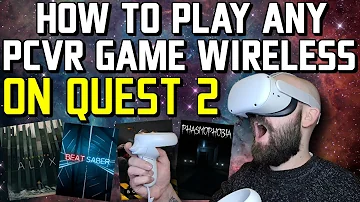 How do I connect quest to PC wirelessly?