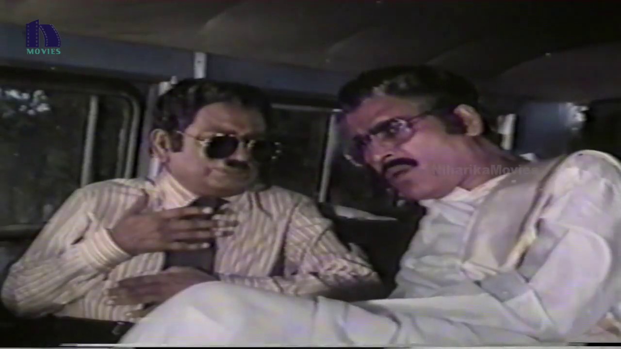 Allu ramalingiah with raogopal rao  - Goonda Movie Scenes