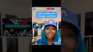 Spice DRAGS Saucy Santana  “You stink! @musicdramatv