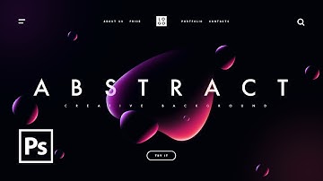 Easy Crypto NFT Abstract Fluid Shapes Background in Photoshop | Tutorial