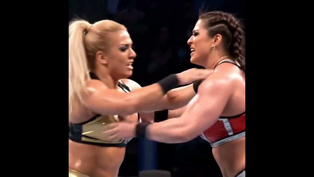 Short – Blonde and Brunette Powerhouse Showdown 1