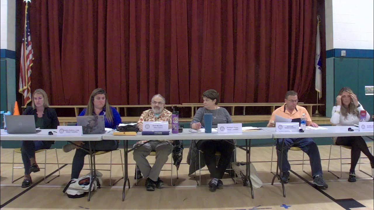 Erving School Committee October 17, 2023 YouTube
