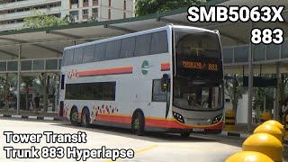 [SMB5063X | Enviro500 MMC] Tower Transit Singapore Trunk 883 Hyperlapse